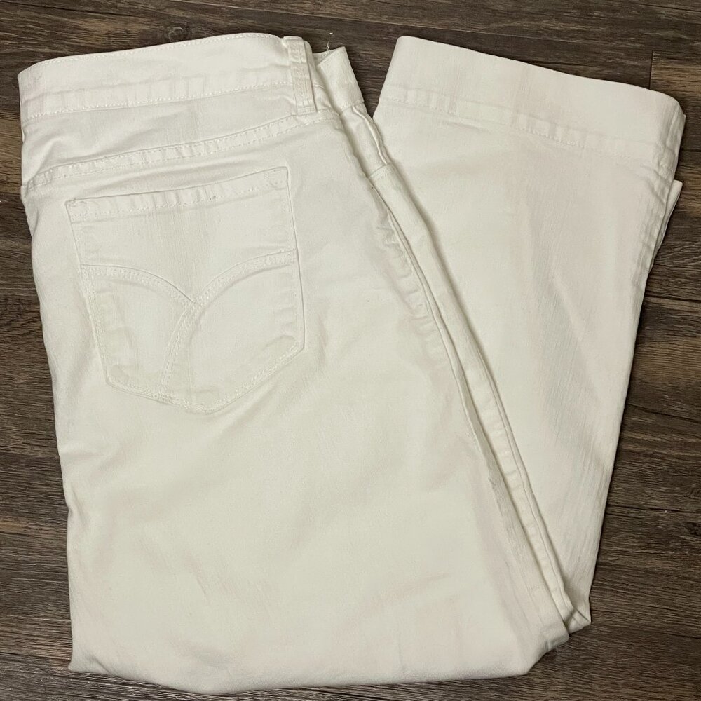 NYDJ White Capris Size 14